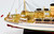 EMPRESS of JAPAN  33" 1/250 fully built wood model with stand
