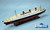 QUEEN MARY LIGHTED  40" fully built wood model with stand
