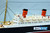 QUEEN MARY LIGHTED  40" fully built wood model with stand