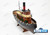 TAURUS LIGHTED tug steam boat 36" fully built wood model with stand