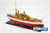 USS OREGON BATTLESHIP  fully built wood model with stand