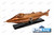 NAUTILUS 20,000 Leagues SUBMARINE  HUGE 54" COPPER SPECIAL EDITION fully built wood model with stand