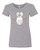 WOMEN'S Ideal VEE and CREW Neck Shirts - (CUTE PENGUIN - WINTER / CHRISTMAS)