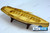 Boston Whitehall Tender 24 in NATURAL hull  built scale dinghy wooden ROW BOAT MODEL