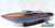 RIVA GUCCI AQUARIVA BLUE SPEED BOAT  fully built wood model with stand