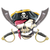 TRANSFER - PIRATE SKULL SWORDS