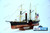SS CENTRAL AMERICA SIDE WHEEL PADDLESTEAMER wood ship display model