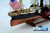 SS CENTRAL AMERICA SIDE WHEEL PADDLESTEAMER wood ship display model