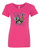 WOMEN'S Ideal VEE and CREW Neck Shirts - (LESS IS MORE W/CREST - SASSY CHICK)