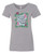 WOMEN'S Ideal VEE and CREW Neck Shirts - (FIGHT  WITH CREST - - SASSY CHICK / BREAST CANCER AWARENESS)