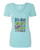 WOMEN'S Ideal VEE and CREW Neck Shirts - (BIG GIRL PANTIES WITH CREST - SASSY CHICK)