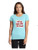 WOMEN'S Ideal VEE and CREW Neck Shirts - (SPARKLE WITH CREST- SASSY CHICK)