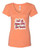 WOMEN'S Ideal VEE and CREW Neck Shirts - (SPARKLE WITH CREST- SASSY CHICK)