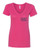 WOMEN'S Ideal VEE and CREW Neck Shirts - (SPARKLE WITH CREST- SASSY CHICK)