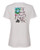 WOMEN'S Ideal VEE and CREW Neck Shirts - (I PLAY LIKE A GIRL WITH CREST - SASSY CHICK)