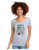 WOMEN'S Ideal VEE and CREW Neck Shirts - (I PLAY LIKE A GIRL WITH CREST - SASSY CHICK)