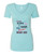 WOMEN'S Ideal VEE and CREW Neck Shirts - (CLASSY & SASSY WITH CREST - SASSY CHICK)