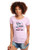 WOMEN'S Ideal VEE and CREW Neck Shirts - (CLASSY & SASSY WITH CREST - SASSY CHICK)