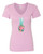 WOMEN'S Ideal VEE and CREW Neck Shirts - (PINEAPPLE)