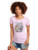 WOMEN'S Ideal VEE and CREW Neck Shirts - LIVE FOR ROCK SKULL WITH ROSES