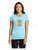 WOMEN'S Ideal VEE and CREW Neck Shirts - (FROG BALANCING ACT - COLOR CHANGING SOLAR)