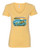 WOMEN'S Ideal VEE and CREW Neck Shirts - (UNDERWATER TURTLES - COLOR CHANGING SOLAR / AQUATIC)