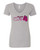 WOMEN'S Ideal VEE and CREW Neck Shirts - (WALK FOR A CURE - BREAST CANCER AWARENESS)