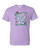 Adult DryBlend® T-Shirt - (FIGHT  WITH CREST - SASSY CHICK  / BREAST CANCER AWARENESS)