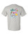 Adult DryBlend® T-Shirt - (PEACE & LOVE WITH CREST - SASSY CHICK)