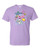 Adult DryBlend® T-Shirt - (PEACE & LOVE WITH CREST - SASSY CHICK)