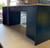 Harvard Desk with drawers Black with Native Oak- Urban Pad Furniture