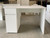 White Debbie Desk with cupboard and drawer- Urban Pad Furniture