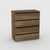 Reclaimed Wood with Black Tallboy/ Dresser- Urban Pad Furniture
