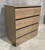 Swiss Elm with Black Tallboy/ Dresser- Urban Pad Furniture