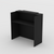 Reception Desk in All Black- Standing or Seated Desk Height- Urban Pad Furniture