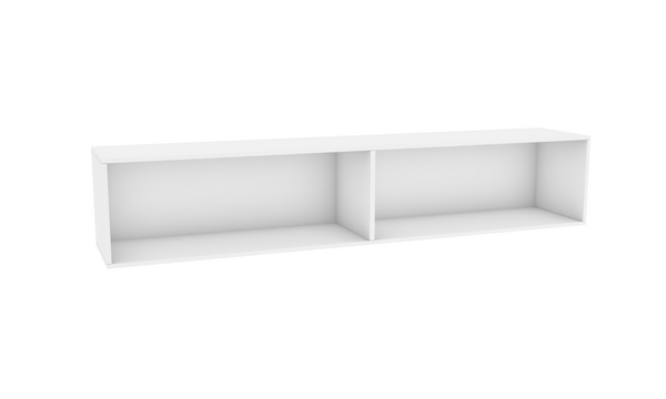 White Open Entertainment Unit- Urban Pad Furniture