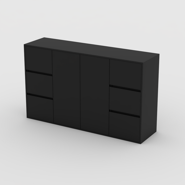 Barcelona Credenza Black