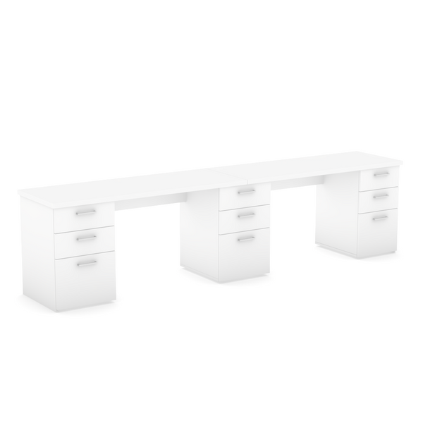 Cambridge Dual Workstation Desk- Urban Pad Furniture