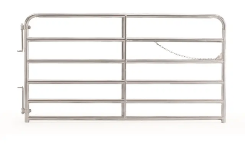 8' 2" Galvanized Feed Lot Gate