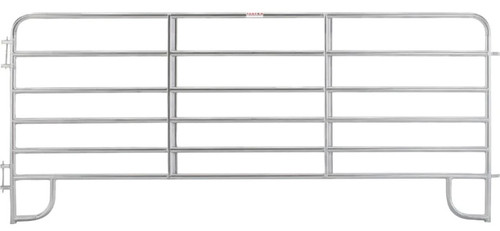 12' Galvanized Corral Panel