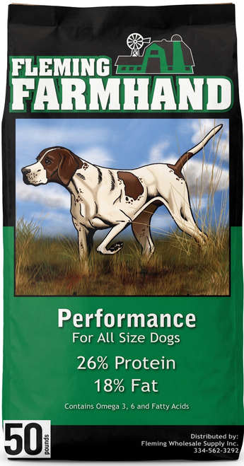 26% Fleming Farmhand Performance Dog Feed