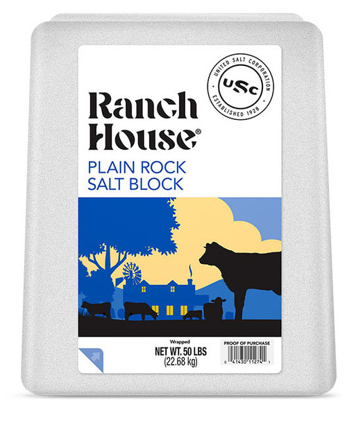 Ranch House Plain Salt Block