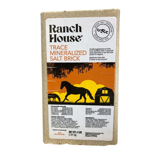 Ranch House Sulfur Salt Brick - 12/4 lb