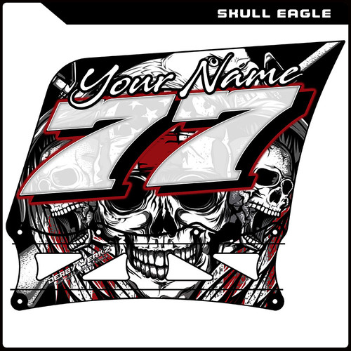 MINI SIGN SKULL EAGLE
