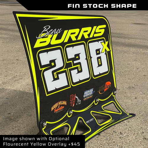 Standard FIN Shape Roof Sign