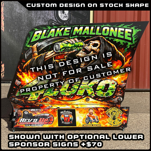 CUSTOM DESIGN (STOCK SHAPE SIGN)