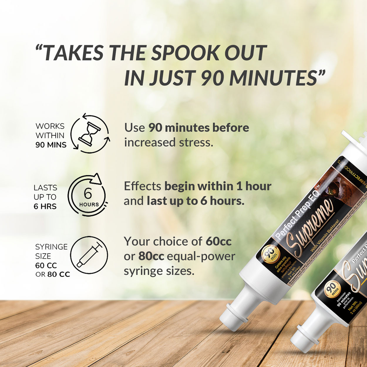 Perfect Prep EQ™ Supreme Horse Calming Paste | Perfect Products EQ