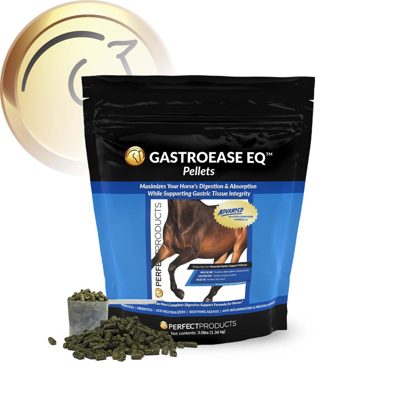 GastroEase EQ™ Total Digestive Support Pellets | Perfect Products EQ