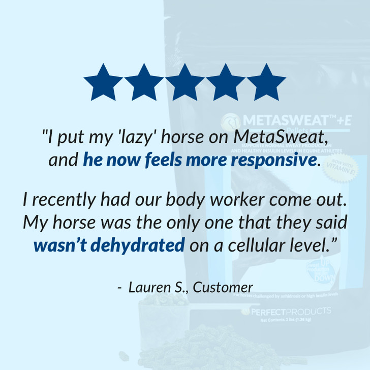 MetaSweat™ +E Performance and Anhidrosis Pellets