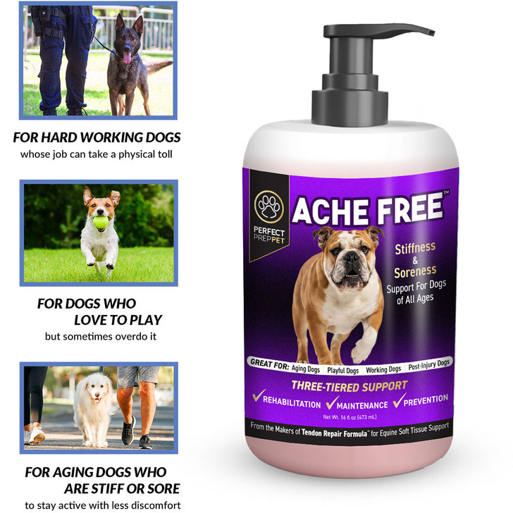 Perfect Prep PET™ Ache Free Canine Stiffness and Soreness Highlights and Uses